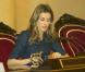 Letizia d'Espagne au sénat pour la journée mondiale des maladie rares à Madrid, le 3 mars 2011.