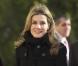Letizia d'Espagne au sénat pour la journée mondiale des maladie rares à Madrid, le 3 mars 2011.