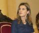 Letizia d'Espagne au sénat pour la journée mondiale des maladie rares à Madrid, le 3 mars 2011.