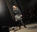 Le mannequin homme-femme Andrej Pejic lors du défilé Jean-Paul Gaultier à Paris le 5 mars 2011