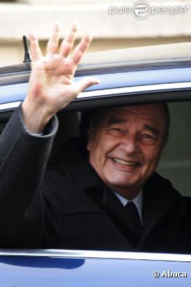 Jacques Chirac, le 31 janvier à Paris.