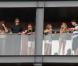 Gisele Bündchen et son mari Tom Brady au Carnaval de Rio, le 7 mars 2011