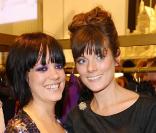 Lily Allen et sa soeur Sarah Owen, inauguration de la boutique Lucy in Disguise à Londres, le 8 septembre 2010 