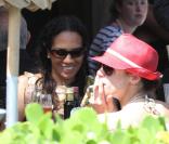  Lilly Becker et Barbara Feltus (ex Becker) à Miami le 8 mars 2011 