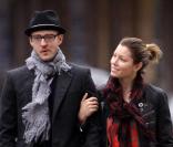 Justin Timberlake et Jessica Biel à New York en mars 2009 