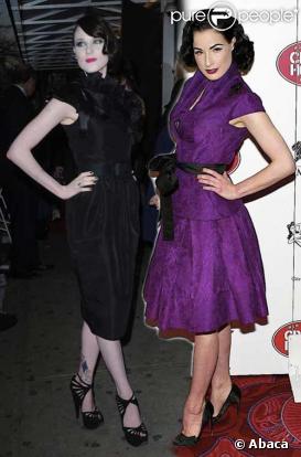 Evan Rachel Wood se Dita Von Teese !