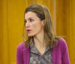 Letizia et Felipe d'Espagne en audience officielle au Palais de Zarzuela, Madrid le 11 mars 2011