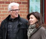 Ted Danson et Mary Steenbergen, à New York, le 9 mars 2011