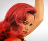 Rihanna dans le making-of pour le shooting de Vogue US par Annie Leibovitz