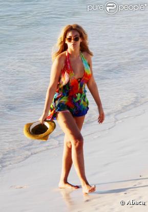 Beyoncé et son mari Jay-Z en vacances aux Caraïbes - février 2011