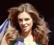 Elizabeth Hurley sur le tournage de  Wonder Woman , à Los Angeles, le 15 mars 2011
