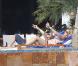 Kate Hudson et son compagnon Matthew Bellamy en vacances à Los cabos au Mexique, le 6 mars 2011