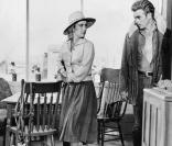 Liz Taylor et James Dean sur le tournage de Geant