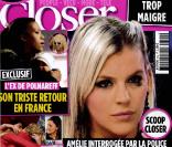 Le magazine  Closer  en kiosques samedi 26 mars 2011.