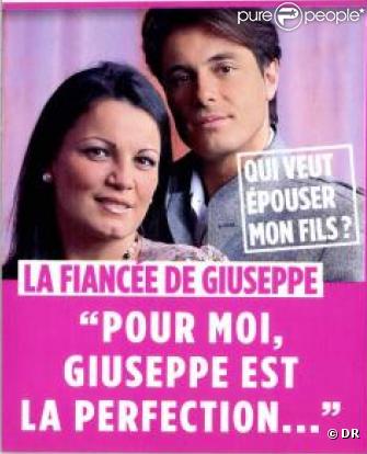Khadija et Giuseppe, en couverture de  Closer , en janvier 2011.