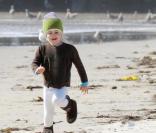 Marcia Cross et ses deux fillettes pour son anniversaire, 25 mars à Venice Beach