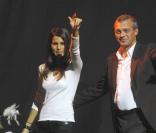 Karine Ferri et le père de Gregory Lemarchal