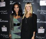 Valérie Bègue et Alexandra Rosenfeld en septembre 2010 lors du lancement du parfum de John Galliano 