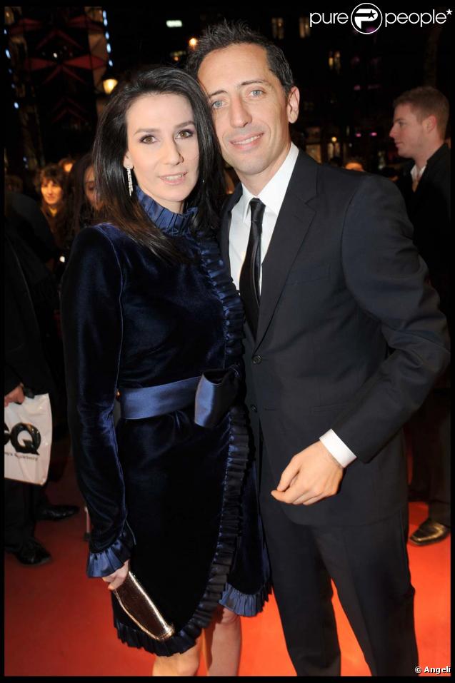 Gad Elmaleh et Marie Drucker, à Paris, le 8 mars 2010 