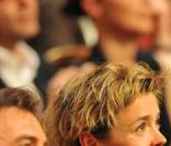 Cérémonie des Molières : Clovis Cornillac et sa femme 