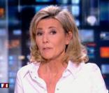 Claire Chazal présente le JT de TF1, du vendredi au dimanche.