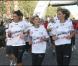 Taïg Khris a couru pour Mécénat Chirurgie Cardiaque, lors du 35ème Marathon de Paris, le 10 avril 2011
