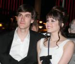 Marston Hefner et Claire Sinclair lors de la fête d'anniversaire de Hugh Hefner et Marston Hefner à Las Vegas le 9 avril 2011  