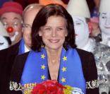 Stéphanie de Monaco et sa fille Pauline au festival du cirque, en janvier 2011.