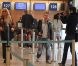 Loana arrive à l'aéroport d'Orly avec Stéphane Joffre avant de s'envoler vers Miami pour le tournage des Anges de la télé-réalité le vendredi 15 avril 2011