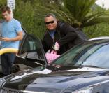 Le 7 avril dernier, l'Aston Martin de Laurence Fishburne l'a lâché mais il finit par retrouver le sourire 