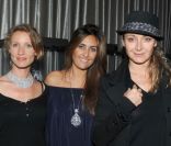 Alexandra Lamy, Valérie Messika et Julie Ferrier lors de la soirée au showroom Messika à Paris le 28 avril 2011
 &nbsp; 