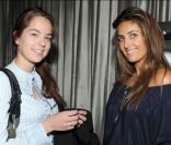 Anouchka Delon et Valérie Messika lors de la soirée au showroom Messika à Paris le 28 avril 2011
 &nbsp; 