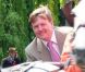 Maxima et Willem-Alexander des Pays-Bas lors du Koninginnedag, le 30 avril 2011, aux Pays-Bas. 