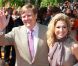 Maxima et Willem-Alexander des Pays-Bas lors du Koninginnedag, le 30 avril 2011, aux Pays-Bas. 