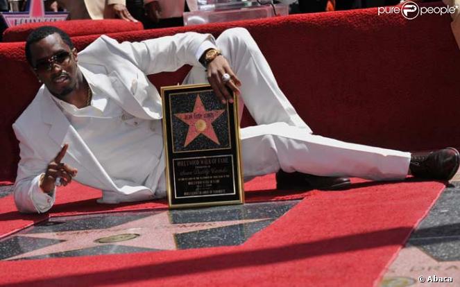 Beaucoup d'émotion sur Hollywood Boulevard pour l'étoile de P. Diddy