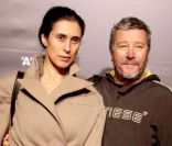 Philippe Starck et son épouse Jasmine en novembre 2009. 