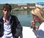 Yoann Gourcuff interviewé par Cécile de Ménibus dans l'émission Objectif Champion, diffusé sur Direct 8 samedi 7 mai à 18h
