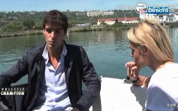 Yoann Gourcuff interviewé par Cécile de Ménibus dans l'émission Objectif Champion, diffusé sur Direct 8 samedi 7 mai à 18h