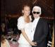Blake Lively et Karl Lagerfeld lors du dîner en l'honneur de Karl Lagerfeld, à Antibes, le 8 mai 2011