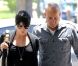 Selma Blair et son compagnon Jason Bleick dans les rues de Los Angeles le 10 mai 2011. Le couple se rendait au rendez-vous gynécologique de l'actrice qui va accoucher dans quelques jours.  