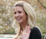 Ivanka Trump, enceinte, à Toronto au Canada pour lancer les bars à glaces Magnum le mercredi 11 mai 2011.