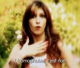 Sophie Vouzelaud dans le spot 