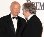 Gilles Jacob et Robert de Niro lors de la remise des prix du Trophée Chopard, à Cannes, le 15 mai 2011