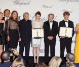 Remise des prix du Trophée Chopard, à Cannes, le 15 mai 2011