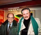 Victor Lanoux et Sim en 2000.