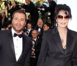 Bernard Montiel et Yamina Benguigui à l'occasion de la présentation de  The Tree of Life  dans le cadre du 64e Festival de Cannes, le 16 mai 2011.