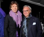 Mick Jagger et Diego della Valle à l\'occasion du dîner Finch\'s Quarterly Review à l\'hôtel du Cap-Eden-Roc au Cap d\'Antibes, le 14 mai 2011<br />