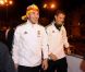 Cristiano Ronaldo et Karim Benzema (photo : le 21 avril après la victoire sur le Barça) ont assuré le spectacle lors d'une rencontre caritative opposant le Real Madrid à une sélection du Real Murcie, le 18 mai 2011 à Murcie, au profit des victimes du séisme survenu le 11 mai dans la région.