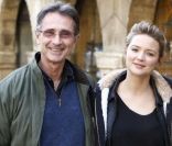 Thierry Lhermitte, Virginie Efira et Philippe Lefebvre en novembre 2009. <br />