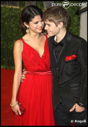 Selena Gomez et Justin Bieber, en février 2011 à Los Angeles.